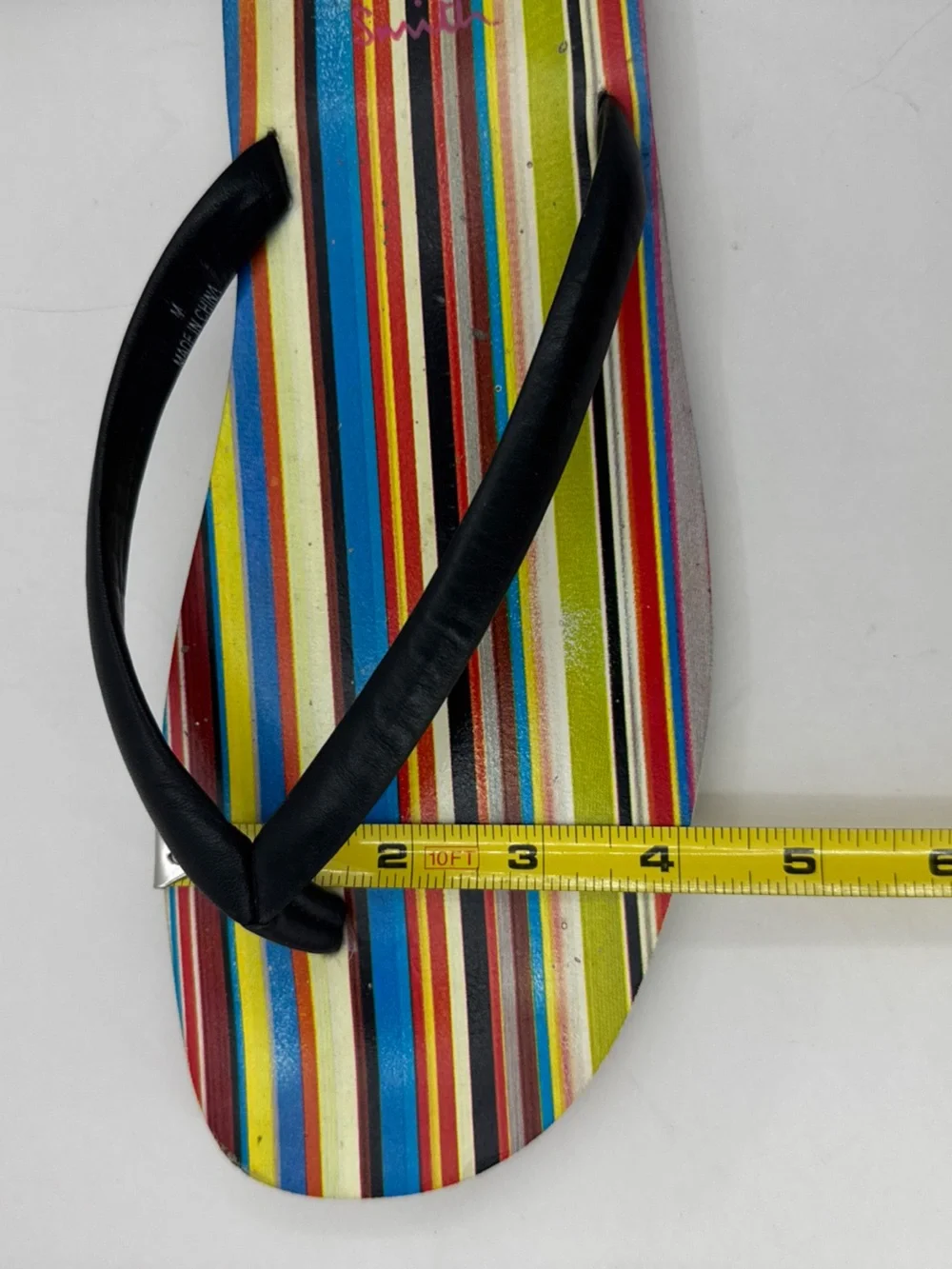 VTG Paul Smith Slip-on Sandals Striped Black Leather Strap  display picture 1